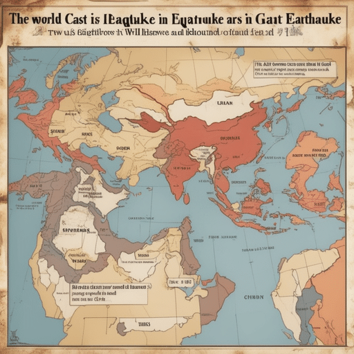 The world is facing an earthquake in which it will be divided into two giant blocks and two superpowers